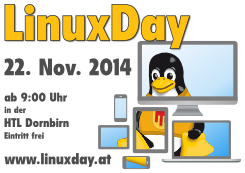 LinuxDay 2014 am 22. Nov. in Dornbirn